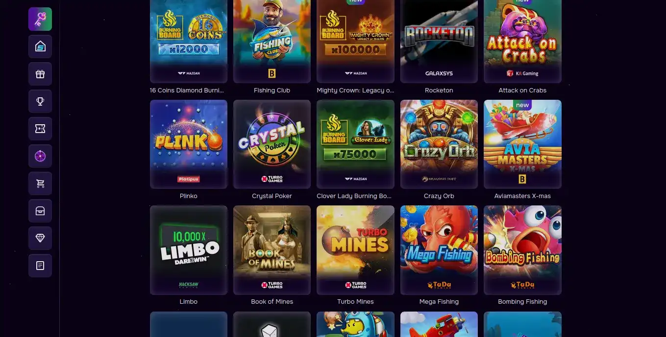 Мобильная версия Bounty casino 2026